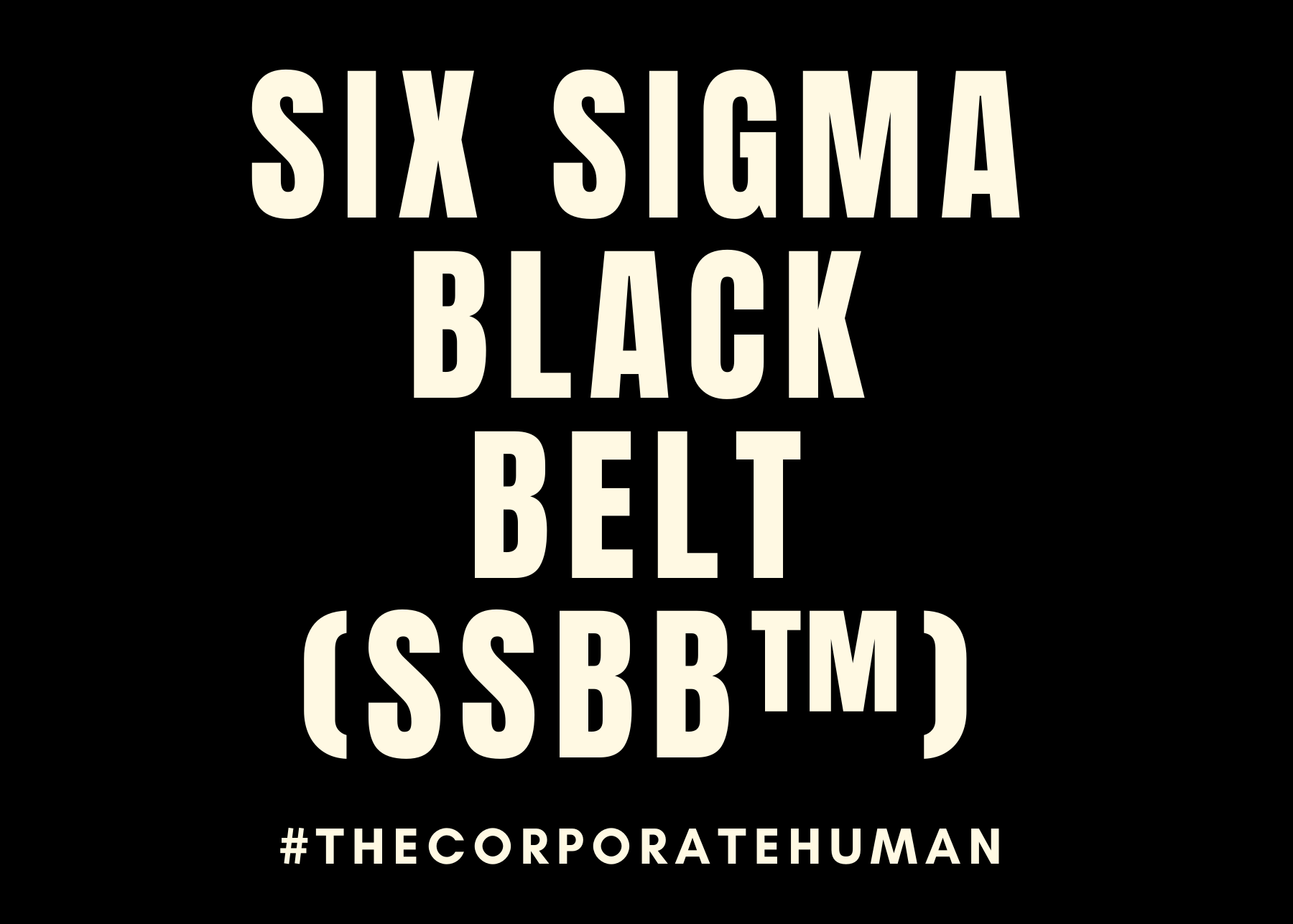 Six Sigma Black Belt (SSBB™)